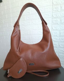 HOBO RENATA CUERO - COLOR TABACO