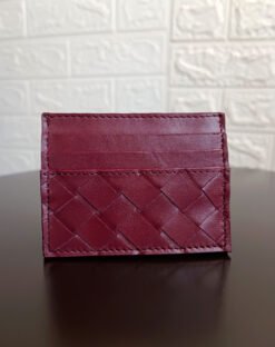 TARJETERO TOKYO BORGOÑA CUERO