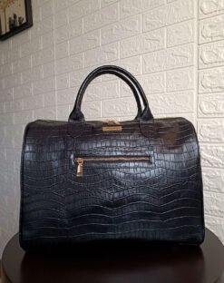 BALI CUERO CROCO NEGRO