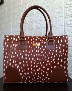 ALBA CUERO PELOS BAMBI MARRON