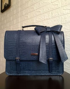 TAYLOR CUERO CROCO AZUL